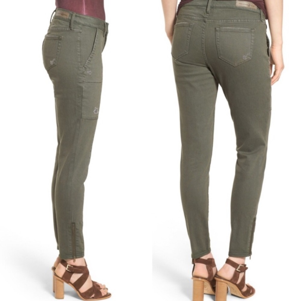 Treasure & Bond ankle zip skinny jeans sz 31